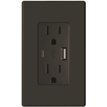 Image for Maintenance Warehouse 15 Amp Duplex Receptacle With Usb Ports from HD Supply