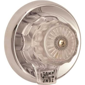 Brasscraft 2-Handle Valve Trim Kit For Mixet In Chrome With Clear Handles