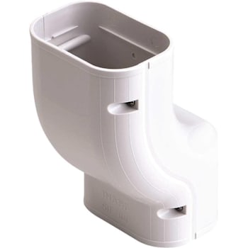 Slimfold Slimduct 3.75" Fixed Offset 2" L, White