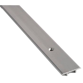 Ngp Carpet & Tile Divider, 3/8" X 1-3/4", Mill Aluminum, 36"