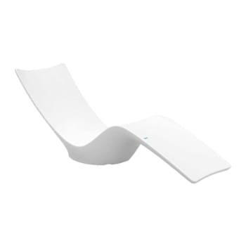 Ledge Lounger™  Autograph Chaise  -  White