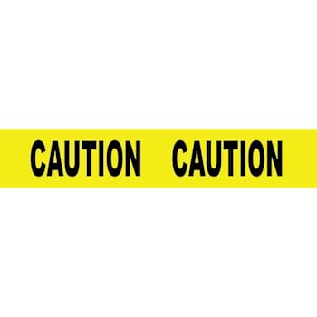 Accuform 3 X 1000' "Caution" 2 Mil Barrier Tape
