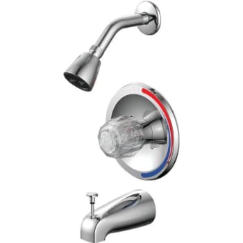 Image for Seasons®  Andes™ Tub And Shower Trim Kit, 2.5 Gpm, 80 Psi, 1 Handle, Chrome Plated from HD Supply