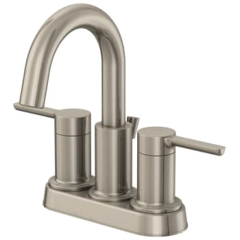 Seasons® Westwind™ Brushed Nickel Centerset Bathroom Faucet With 50/50 Pop-Up