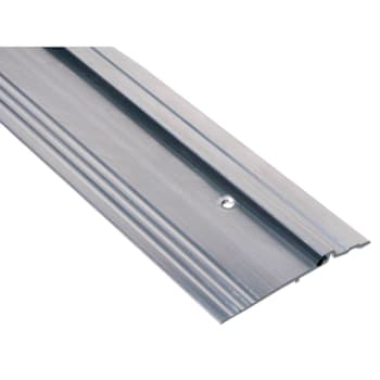 Ngp ADA Compliant Bumper Threshold, Neoprene, 1/2" X 5", Mill Aluminum, 36"