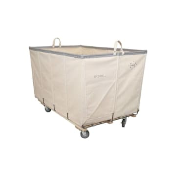 Steele Canvas Basket Corp 24bu Permanent Truck Canvas W/Grey Vinyl - 5" Casters