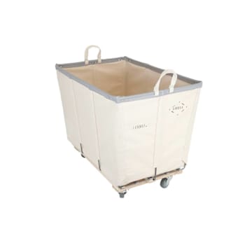 Image for Steele Canvas Basket Corp 10bu Permanent Truck Canvas W/Grey Vinyl - 3" Casters from HD Supply