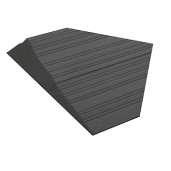 Ngp ADA Ramp, Rubber, 1/2" X 6", Black, 36"