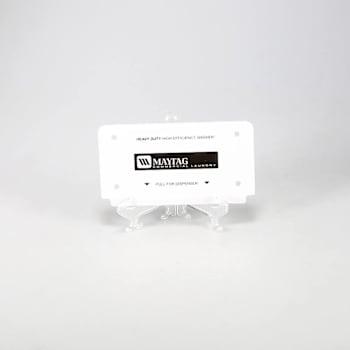 Whirlpool Replacement White Overlay For Dryer, Part # Wpw10198450