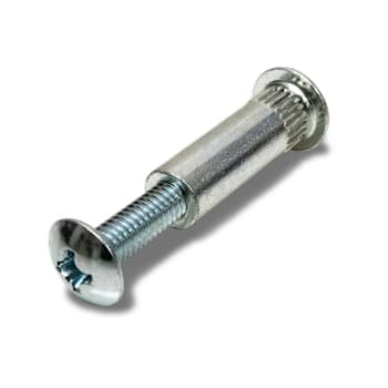 Ngp Fire Door Thru-Bolts, 1/2"Diameter, Zinc Plated Steel, Package Of 20