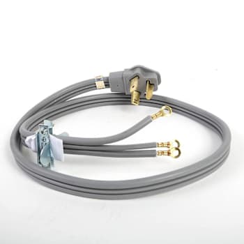 Image for Frigidaire Replacement Gray 4' 3-Wire 30 Amp Cord For Dryer, Part # 5304512979 from HD Supply