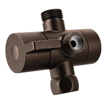 Image for Moen Oil Rubbed Bronze Shower Arm Diverter Limieted Lifetime Warranty from HD Supply