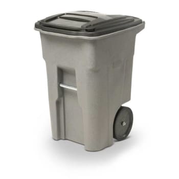 Image for Toter 48 Gallon Heavy-Duty 2-Wheel Trash Can (Graystone) from HD Supply