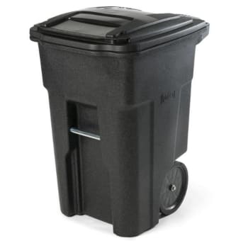 Image for Toter 48 Gallon Heavy-Duty 2-Wheel Trash Can (Blackstone) from HD Supply