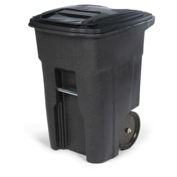 Image for Toter 48 Gallon Heavy-Duty 2-Wheel Trash can (Brownstone) from HD Supply