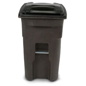 Image for Toter 64 Gallon Heavy-Duty 2-Wheel Trash Can (Blackstone) from HD Supply