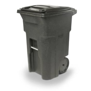 Image for Toter 64 Gallon Heavy-Duty 2-Wheel Trash Can (Blackstone) from HD Supply