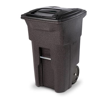 Image for Toter 64 Gallon Heavy-Duty 2-Wheel Trash Can (Brownstone) from HD Supply