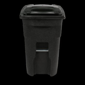 Image for Toter 64 Gallon Heavy-Duty 2-Wheel Trash Can (Brownstone) from HD Supply