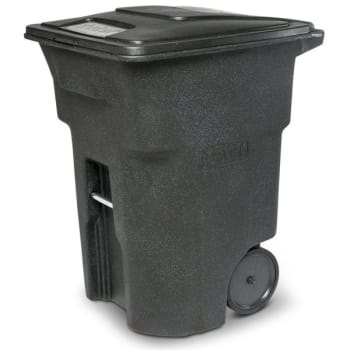 Image for Toter 96 Gallon Heavy-Duty 2-Wheel Trash Can (Blackstone) from HD Supply