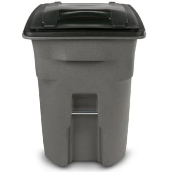 Image for Toter 32 Gallon Heavy-Duty 2-Wheel Trash Can (Brownstone) from HD Supply