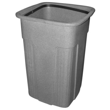 Image for Toter 50 Gallon Slimline Square Trash Can (Graystone) from HD Supply