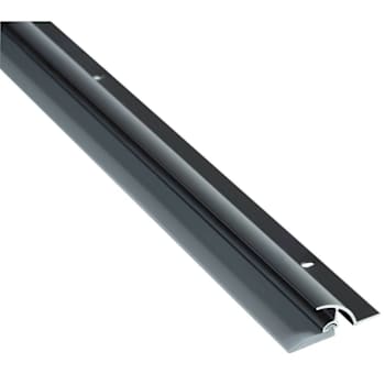 Ngp Door Sweep With 1/2" Vinyl Seal & Drip Guard, Dark Bronze, 36"