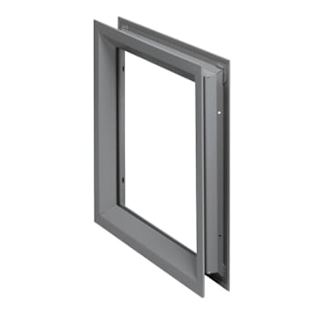 Ngp Low Profile Lite Kit Frame, Gray, 4" X 25" Visible Glass