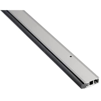 Ngp Weatherstrip Adjustable With Silicone Seal, Anodized, 84"