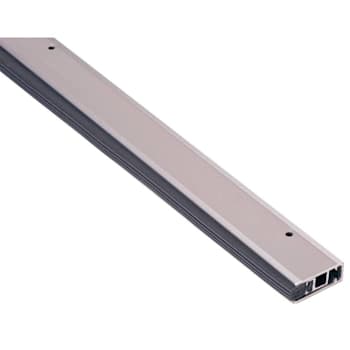 Ngp Weatherstrip, Metal With Neoprene Bulb Seal, Anodized 36"
