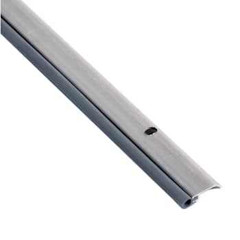 Ngp Weatherstrip, Metal With Vinyl Bulb Seal, 84"