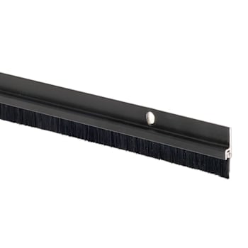 Ngp Door Sweep With 7/16" Black Nylon Brush Seal, Dark Bronze, 96"