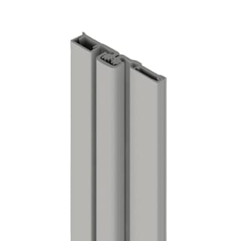 Ngp Full Surface Continuous Geared Hinge 1/16" Door Inset, Anodized, 83"