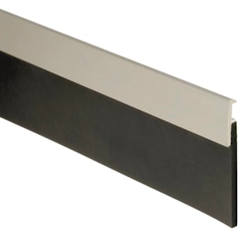 Ngp Door Sweep With 1-9/16" Neoprene Seal, Anodized, 144"