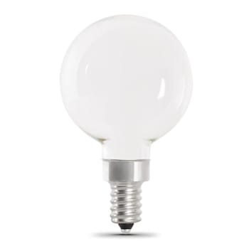 Image for FEIT Electric G16-1/2 3.8 Watt Filament Led, E12, 3000k, White, Package Of 12 from HD Supply