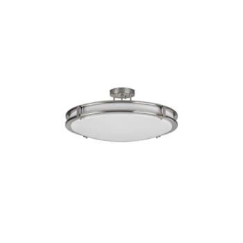 Image for AFX® 18" LED Semi-Flush Ceiling Mount Fixture, 27/30/35/40/50k, Satin Nickel from HD Supply
