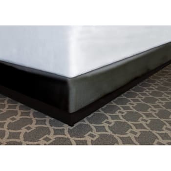 Mattress Safe Designer Decor® Box Spring Blk Poly Full 54x80x6.5-7.5" Case Of 12