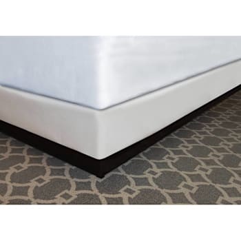 Mattress Safe Designer Decor® Box Spring Wrap White K 72x80x6.5-7.5" Case Of 12
