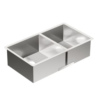 Image for Moen 1800 Series 31-1/2X18 Stainless Steel 18 Gauge Double Bowl Sink from HD Supply