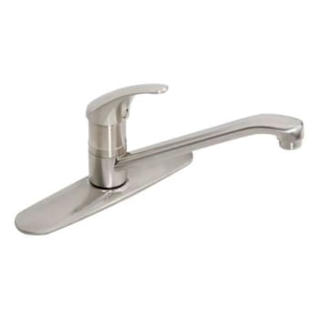 Symmons Single Handle Lever Kitchen Faucet In Satin Nickel