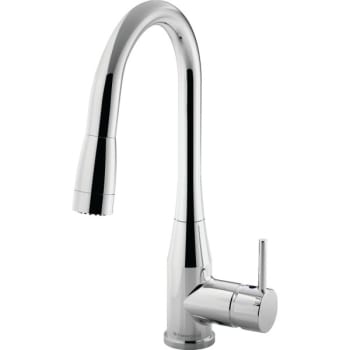 Image for Symmons Sereno 1-Handle Kitchen Faucet W/ 360 Swivel Spout And Retractable Hose (P. Chrome) from HD Supply
