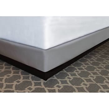 Mattress Safe Designer Decor® Box Spring Pewter Poly K 72x80x6.5-7.5" Case Of 12