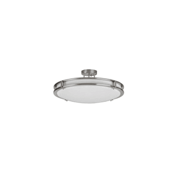 Image for AFX® 12" LED Semi-Flush Ceiling Mount Fixture, 27/30/35/40/50k, Satin Nickel from HD Supply