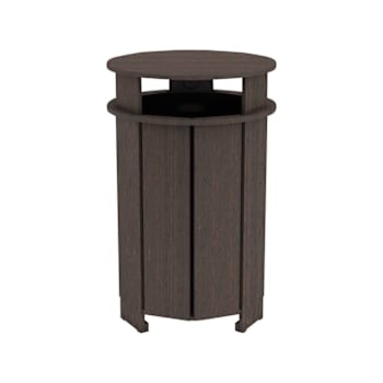 Image for Ledge Lounger Ledge Lounger Mainstay Industrial Round Trash Bin And Liner- Flint from HD Supply