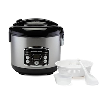 Image for Hamilton Beach® Rice Cooker, 2-14 Cups Cooked Rice, Hot Cereal Cooker from HD Supply