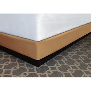 Mattress Safe Designer Decor® Box Spring Gld Poly Full 54x80x6.5-7.5" Case Of 12