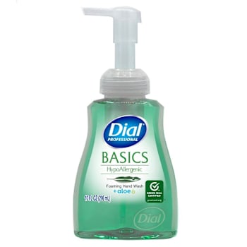 Dial Corporation® Professional Basics Hypoallergenic Foaming Hand Wash Case Of 8