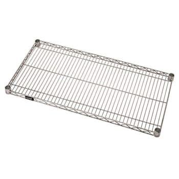 Quantum Storage Systems Wire Shelf Stainless Steel 12"W X 48"L Nsf