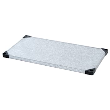 Quantum Storage Systems Solid Shelf Galvanized Steel 18"W X 30"L Nsf