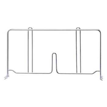 Quantum Storage Systems Wire Shelf Divider Chrome 14"D X 8"H